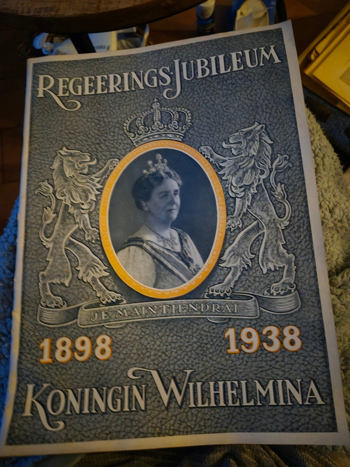 Regeringsjubileum Koningin Wilhelmina 1898-1938, Verzamelen, Ophalen of Verzenden, Gebruikt, Nederland, Tijdschrift of Boek