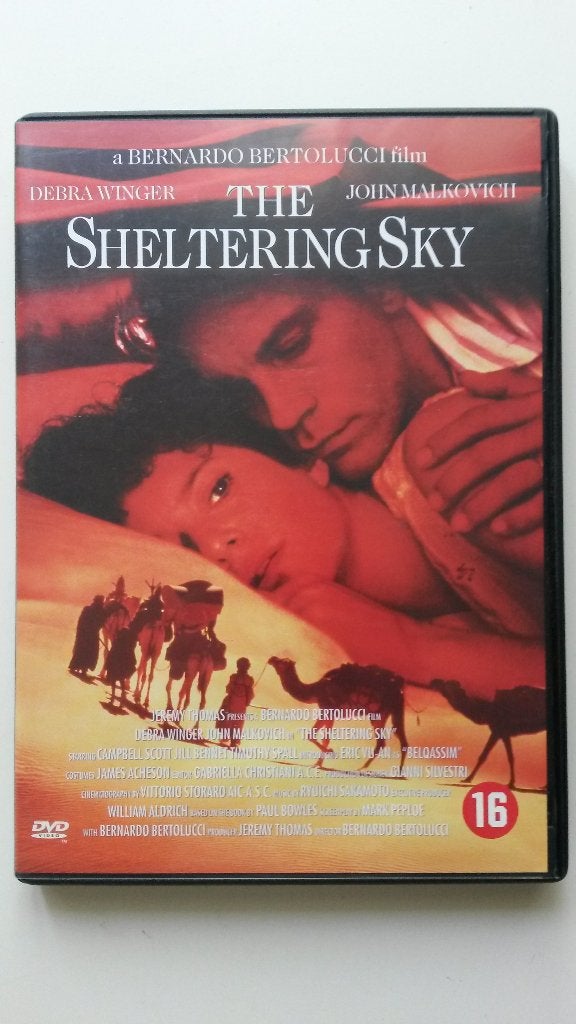 The sheltering sky - Bernardo Bertolucci, John Malkovich, Cd's en Dvd's, Overige gebieden, Verzenden, Nederlands, Zo goed als nieuw