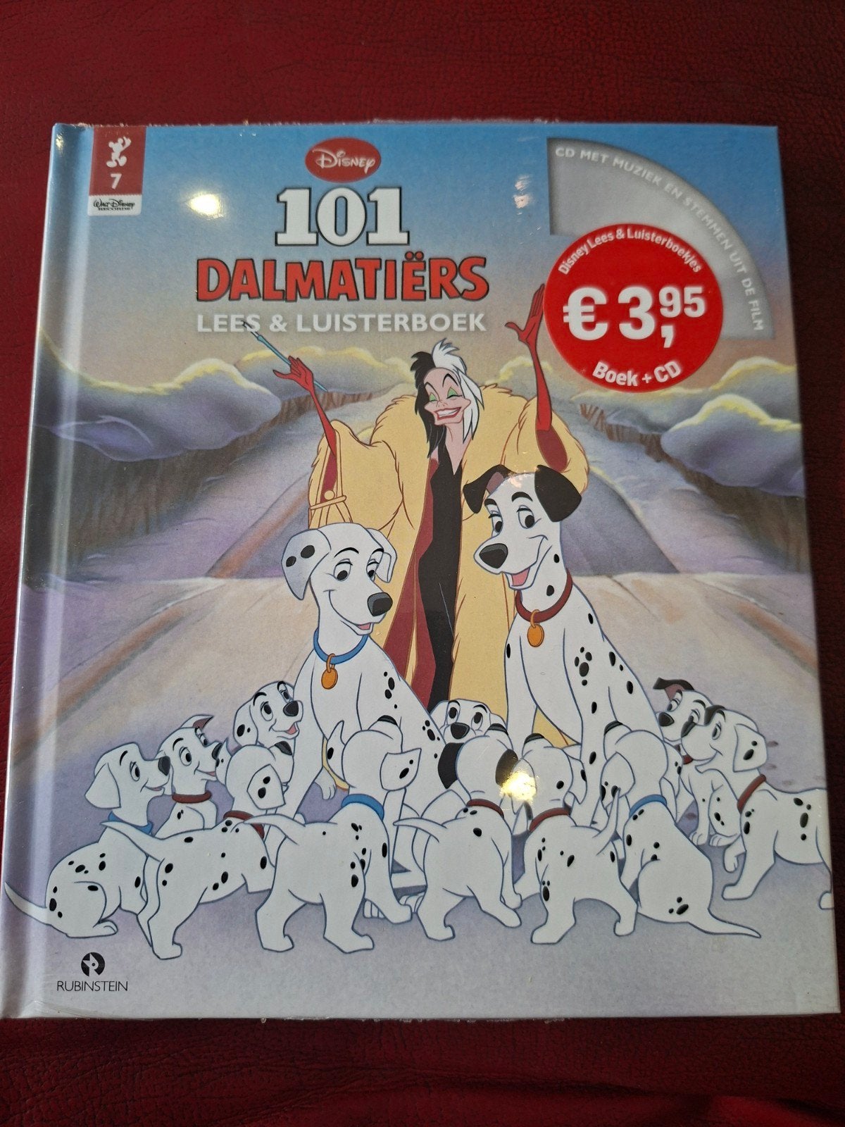 Disney 101 Dalmatiërs Lees & Luisterboek met CD, Fictie algemeen, Jongen of Meisje, Nieuw, Ophalen of Verzenden