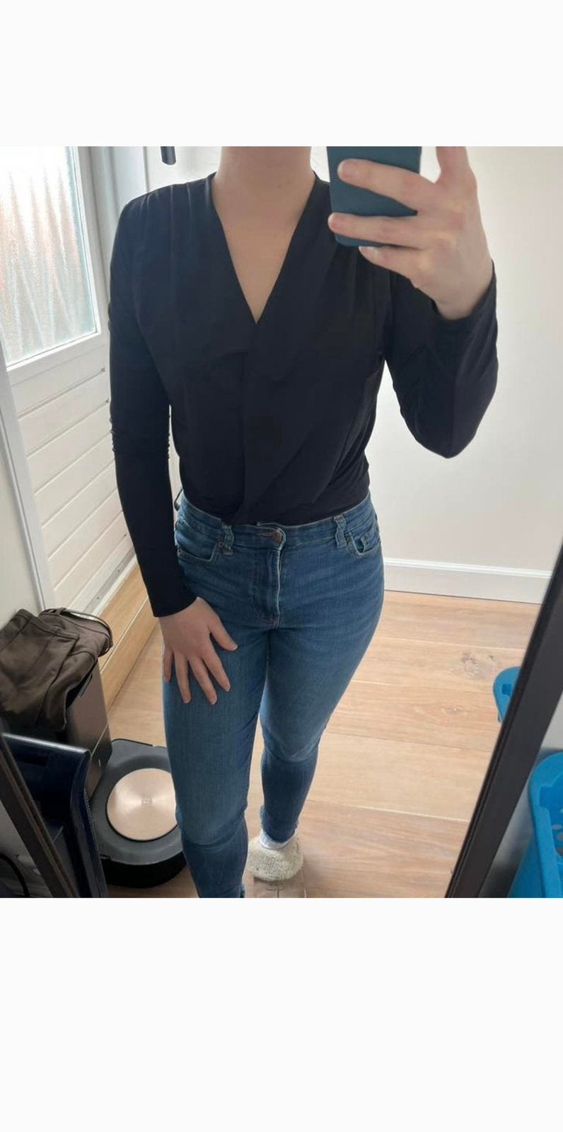 Zwarte blouse / body Zara maat S / 36, Ophalen, Zo goed als nieuw, Maat 36 (S), Zara
