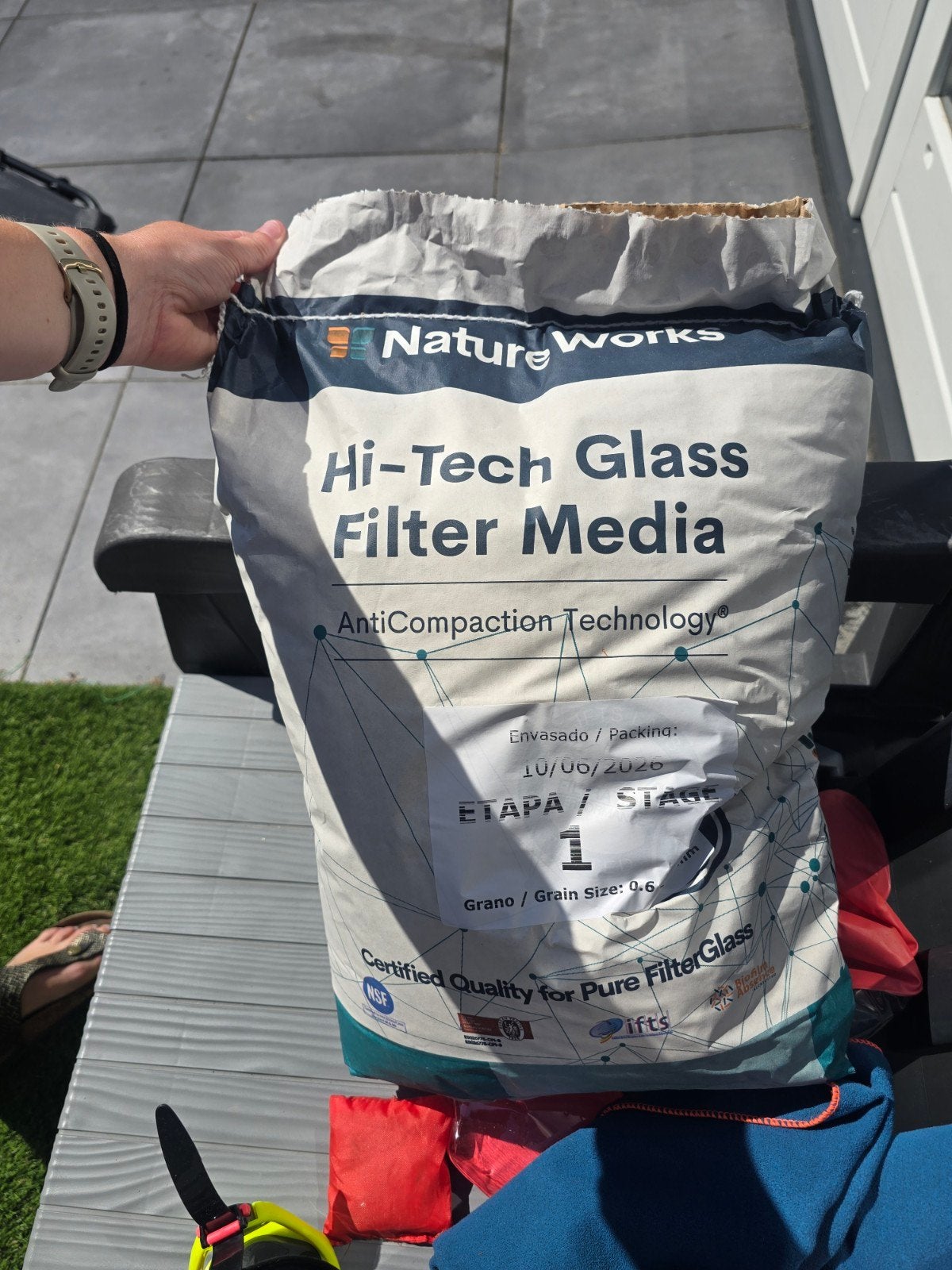 20kg Glaszand voor zandfilter zwembad, Minder dan 80 cm, Nieuw, Ophalen of Verzenden, Minder dan 200 cm