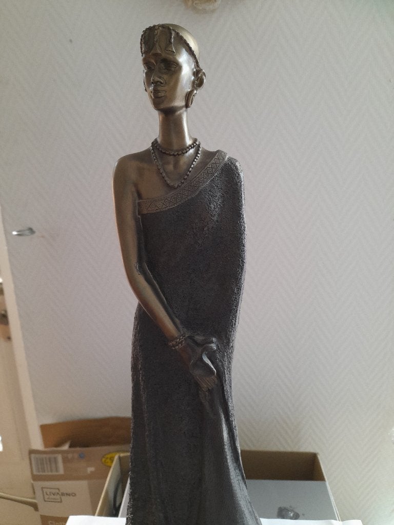 BEELDEN, Art deco, Ophalen of Verzenden, Steen of Keramiek, Beeld