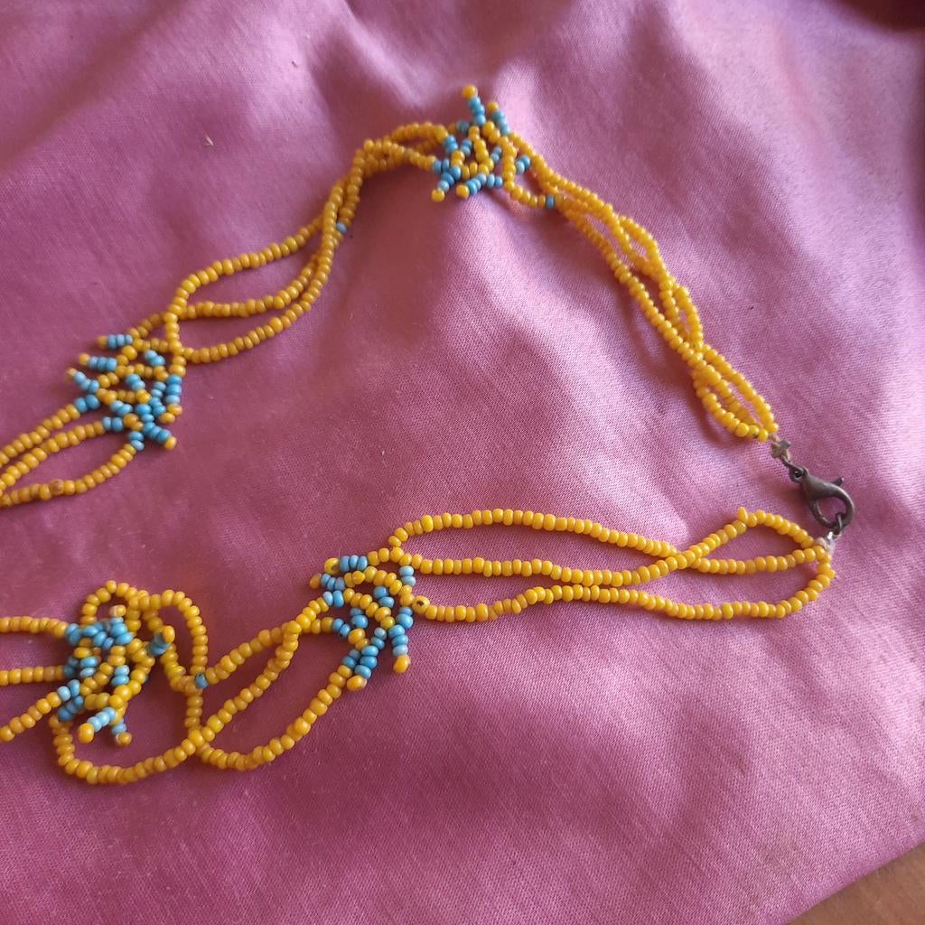 Tribal Indiaanse Ketting USA, Verzenden, Zilver, Overige materialen