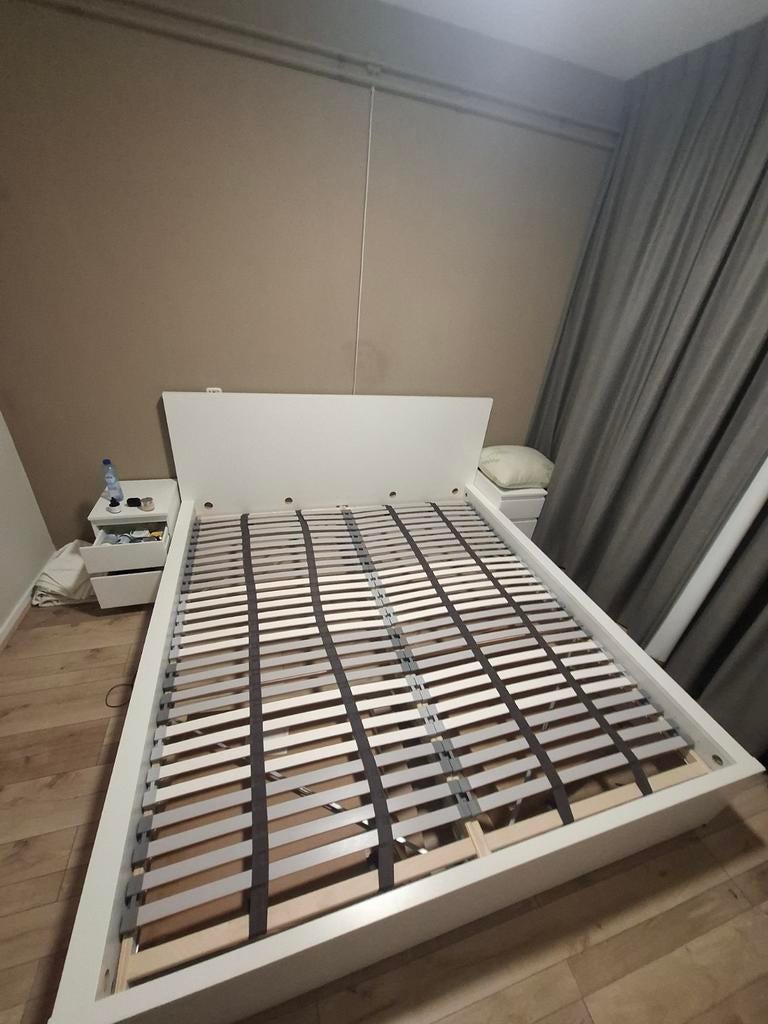 180x200 tweepersoons bed, zo goed als nieuw, incl 2 bodems, Huis en Inrichting, Slaapkamer | Bedden, Tweepersoons, Ophalen of Verzenden