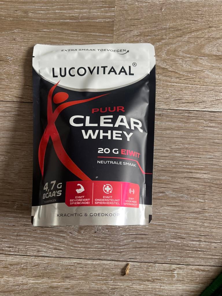 Lucovitaal Puur Clear Whey Eiwit limonade, Sport en Fitness, Ophalen, Nieuw, Armen, Overige typen