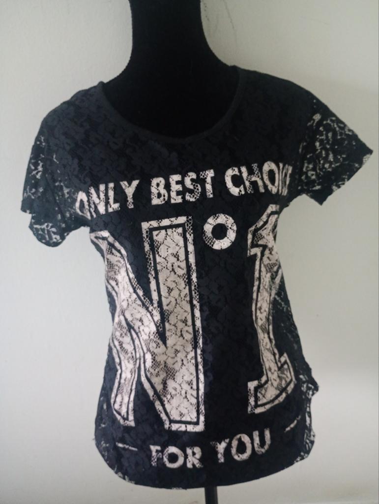 T-shirt maat m mim, Maat 38/40 (M), Zwart, Ophalen of Verzenden, Zo goed als nieuw