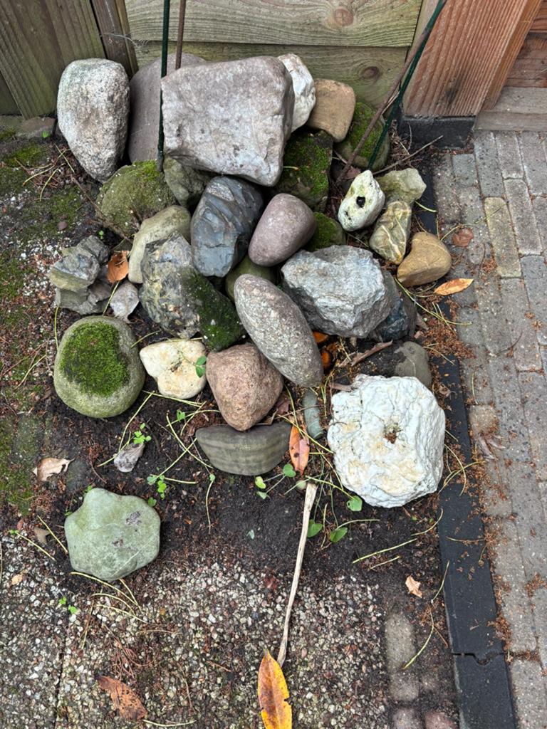 Gratis op te halen, mooie sierstenen., Tuin en Terras, Grind, Keien en Split, Ophalen
