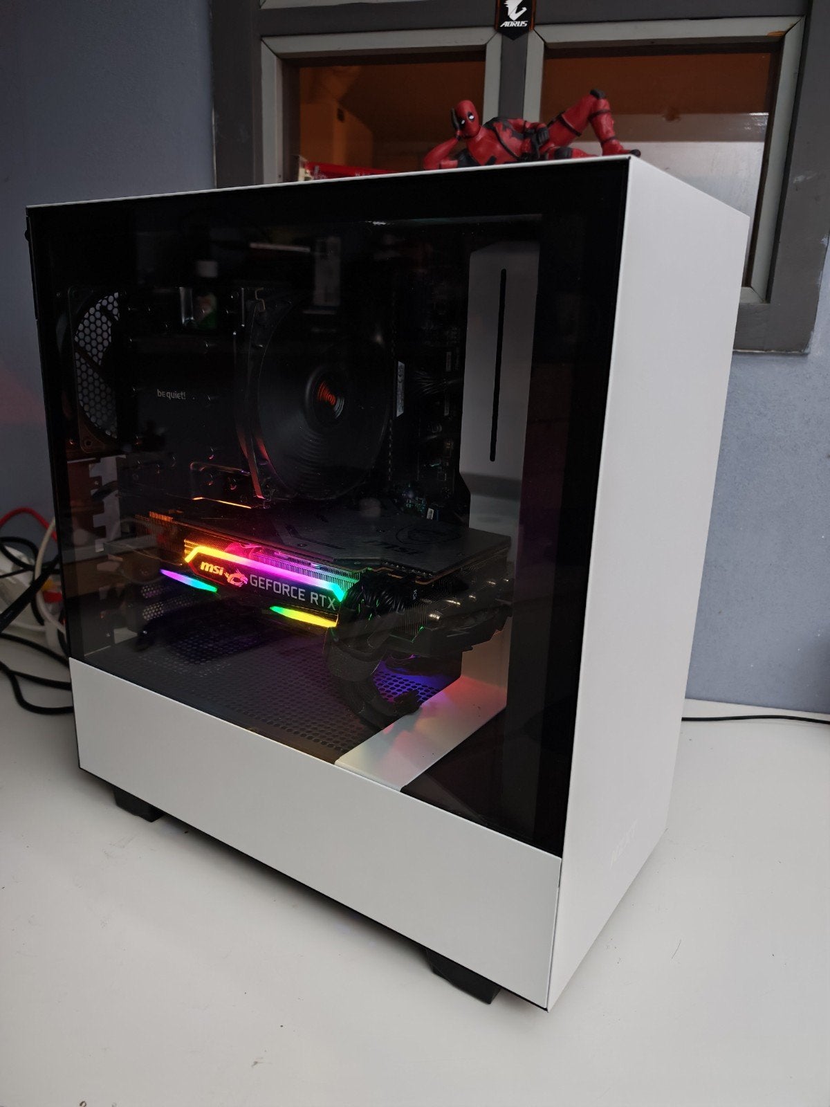 RGB GAME PC - INTEL I7 - RTX 2070 SUPER - 32GB - 1TB - WIN11, Ophalen, Kapoen PC Gaming, 32 GB, NZXT, INTEL, NVIDIA, CORSAIR, MSI