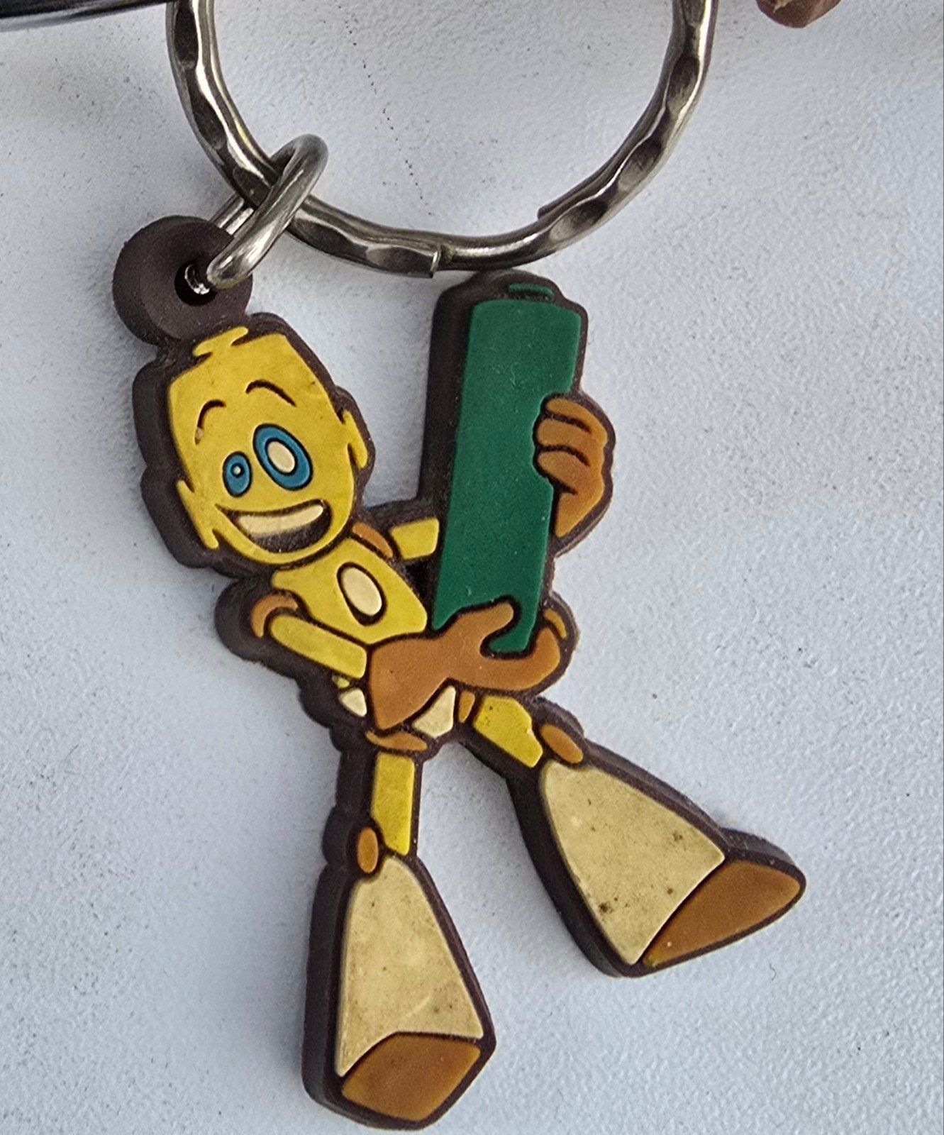 Leuke sleutelhanger met duiker figuurtje, Ophalen of Verzenden, Gebruikt, Overige typen