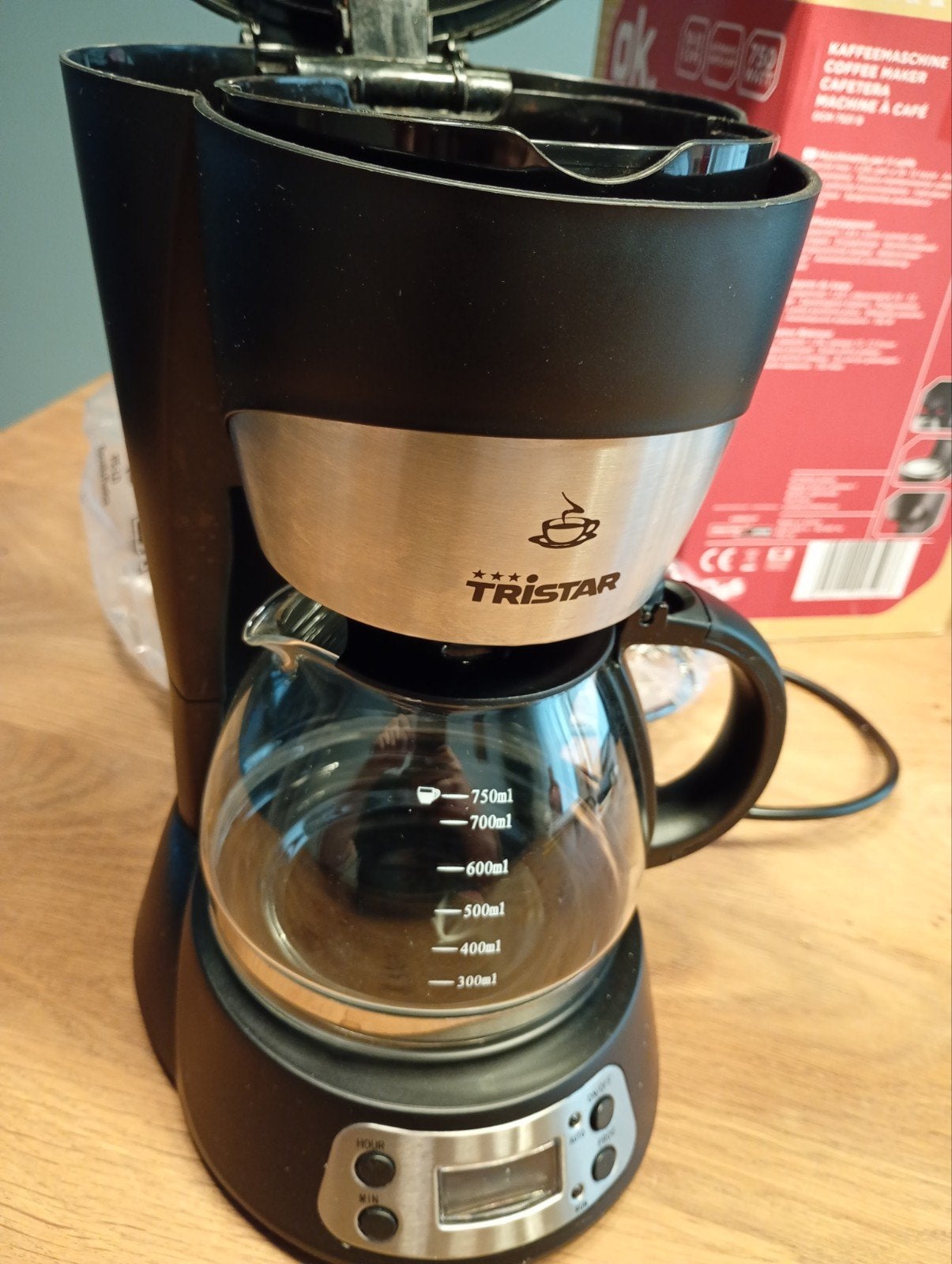 Tristar Koffiezetapparaat CM-1235 zgan, Ophalen of Verzenden, Zo goed als nieuw, Koffiemachine, Gemalen koffie