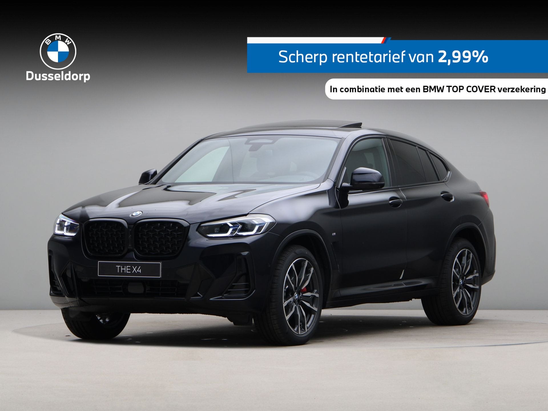 BMW X4 xDrive30i (bj 2026, automaat), Auto's, 1998 cc, Zwart, 4 cilinders, Bedrijf