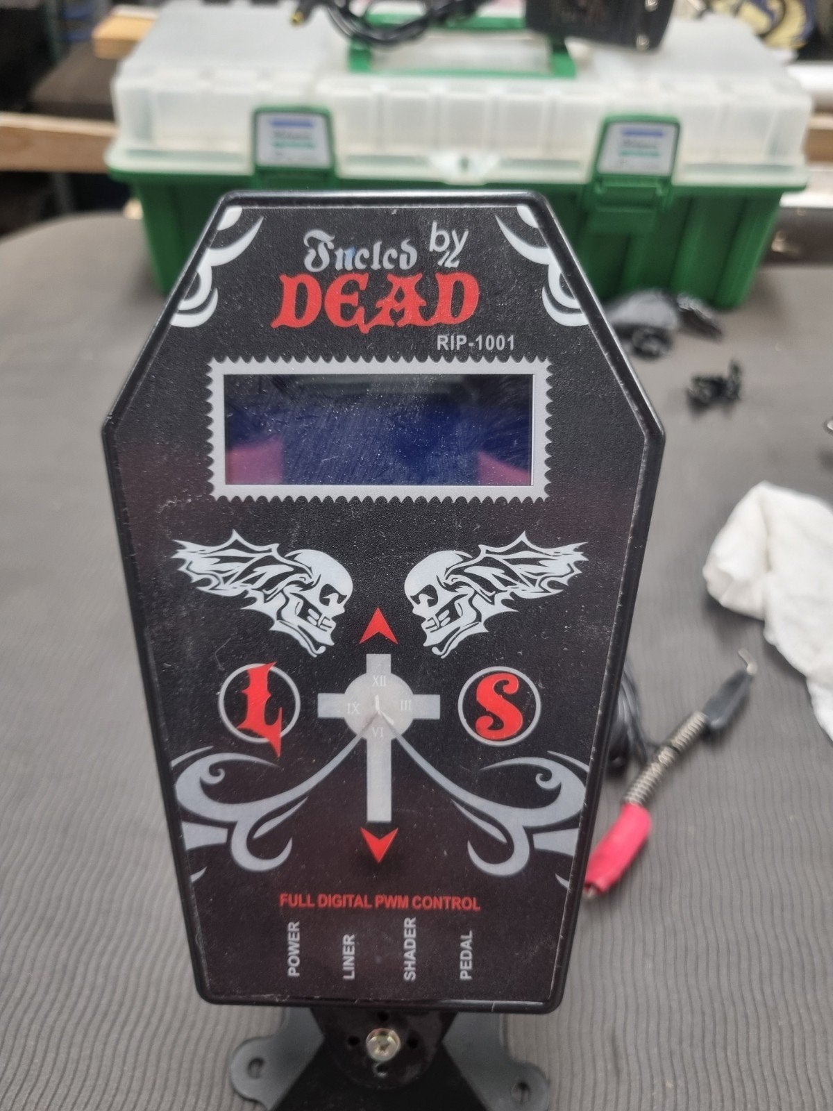 2x Tattoo Power Supply met voetpedalen, Ophalen of Verzenden, Gebruikt