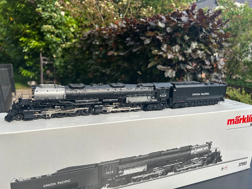 Marklin H0 37993/4006 Class 4000 Big Boy Stoomloc met tender, Wisselstroom, Locomotief, Nieuw, Ophalen of Verzenden
