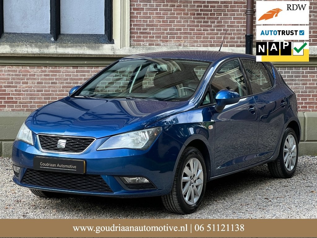 Seat Ibiza 1.2 TSI FR | Cruise | Leder | Nw Distr. ketting, Auto's, Voorwielaandrijving, Euro 5, 40 €/maand, Zwart