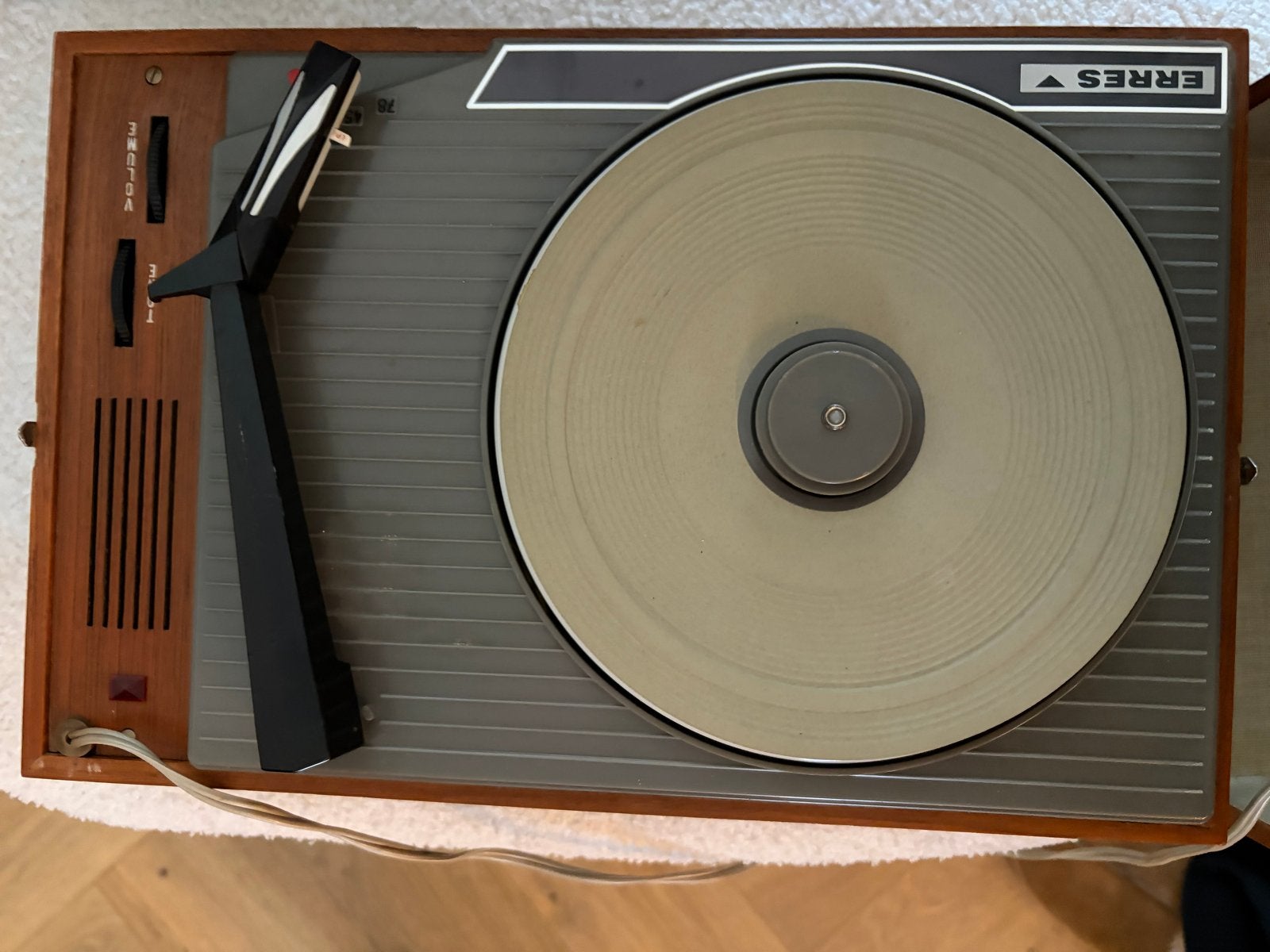 Vintage Erres Platenspeler - Klassiek Geluid, Ophalen, Gebruikt, Platenspeler, Overige merken