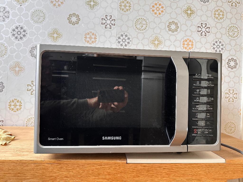 Samsung MC28H5015AS combimagnetron, Ophalen, Combimagnetron, Hete lucht, Zo goed als nieuw