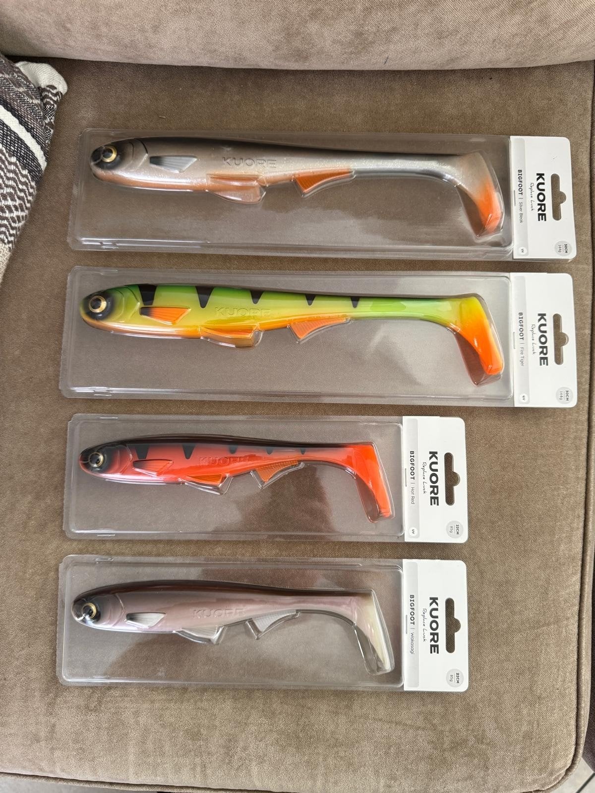 Kuore Bigfoot kunstaas - Diverse kleuren, Ophalen of Verzenden, Nieuw, Kunstaas