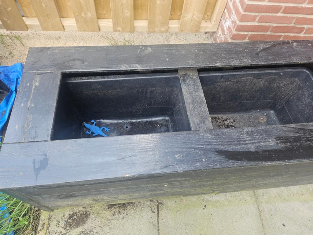 ‼️ Verrijdbare plantenbak ‼️, Tuin en Terras, Ophalen, Gebruikt, 100 cm of meer, Balkon