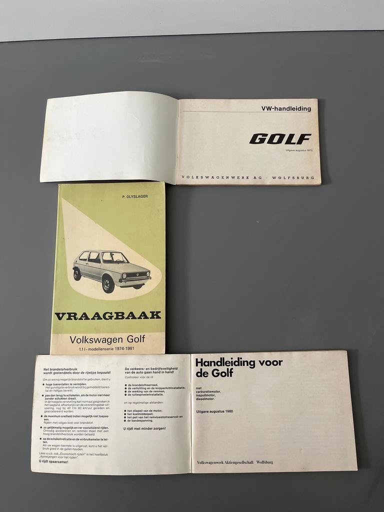 VW Golf Handleidingen & Vraagbaak (1974-1981), Ophalen