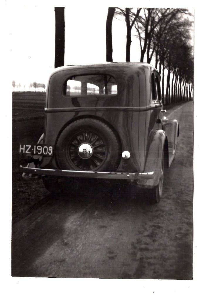 Automobiel  HZ1909   Bij Rotterdam fotokaart, Verzenden, 1920 tot 1940, Ongelopen, Zuid-Holland