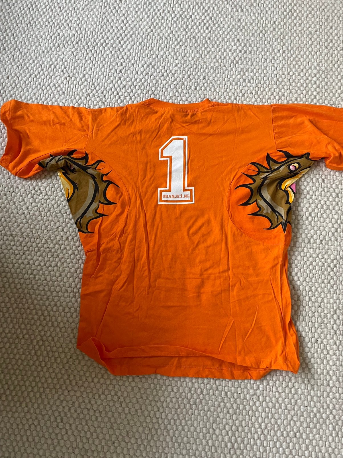 Oranje Leeuw shirt maat L / WK voetbal, Ophalen of Verzenden, Zo goed als nieuw, Shirt