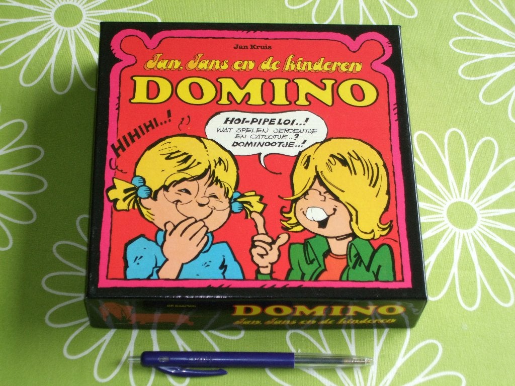 Jan Jans en de kinderen domino, Een of twee spelers, Ophalen of Verzenden, Gebruikt