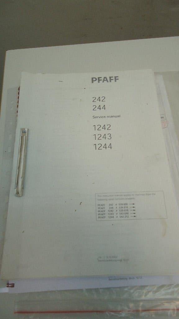 Industrie Naaimachine Pfaff 2 Voudig Transport 1243 Vol aut., Pfaff, Ophalen of Verzenden, Industrieel, Naaimachine
