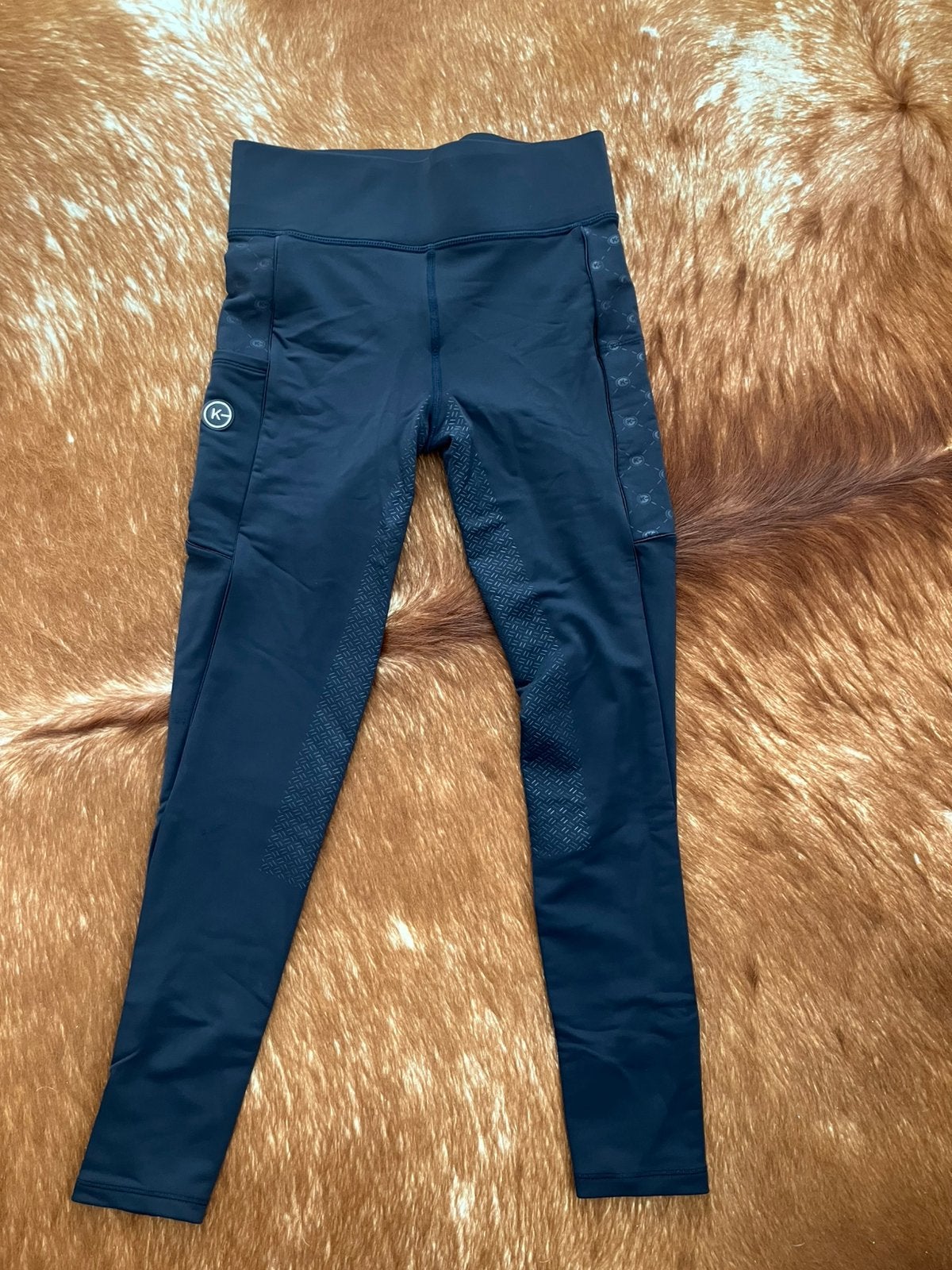 Donkerblauwe paardrijlegging van Kingsland, Dieren en Toebehoren, Paardrijkleding, Ophalen of Verzenden, Zo goed als nieuw, Dressuur