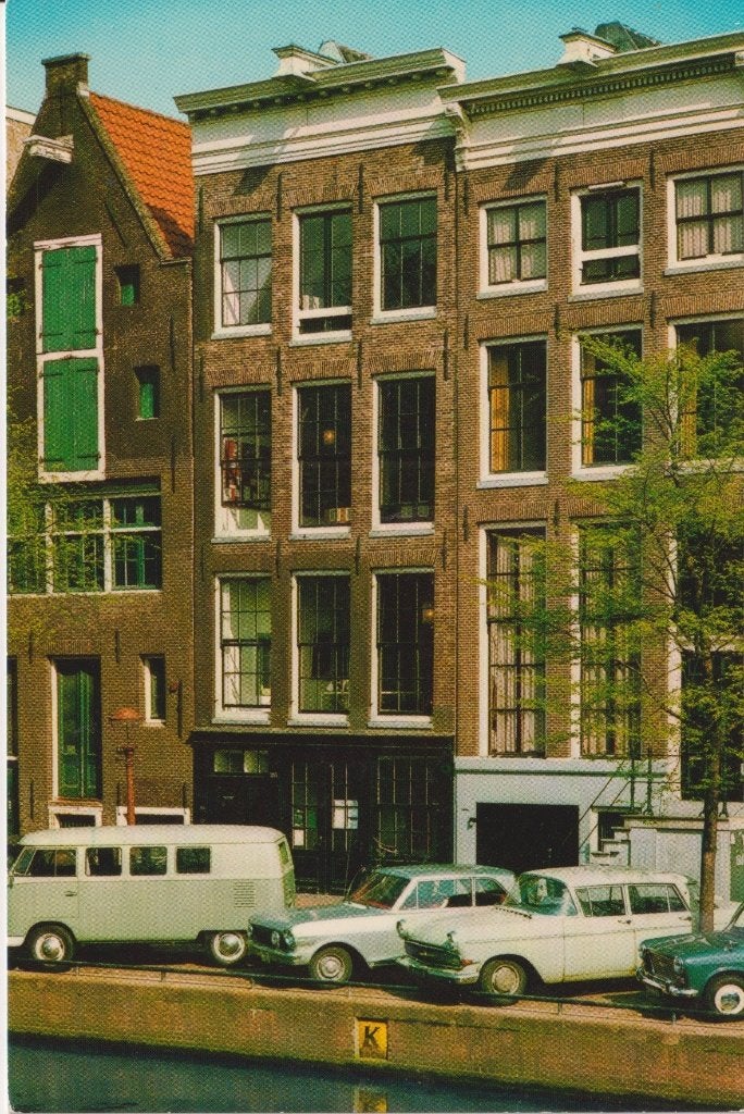 Amsterdam met auto's, Volkswagen BUS T1, Ophalen of Verzenden, 1960 tot 1980, Ongelopen, Noord-Holland