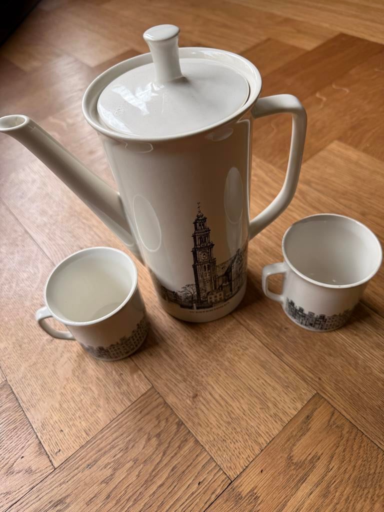 Vintage Villeroy & Boch Amsterdam Theeservies, Antiek en Kunst, Antiek | Servies los, Ophalen