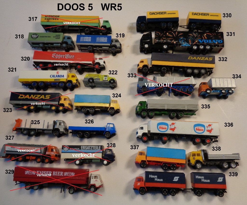 losse verkoop modellen schaal 1op 87, Ophalen of Verzenden, Gebruikt, Bus of Vrachtwagen, Overige merken