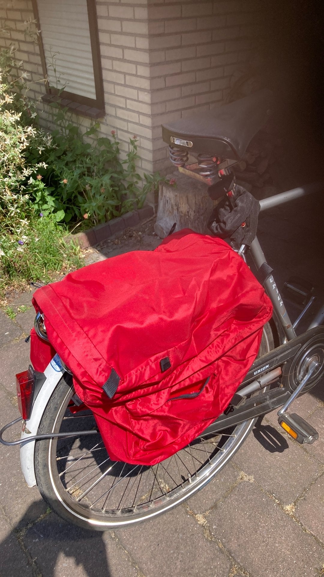 Grote Agu achtertas, Fietsen en Brommers, Fietsaccessoires | Fietstassen, Ophalen, Gebruikt
