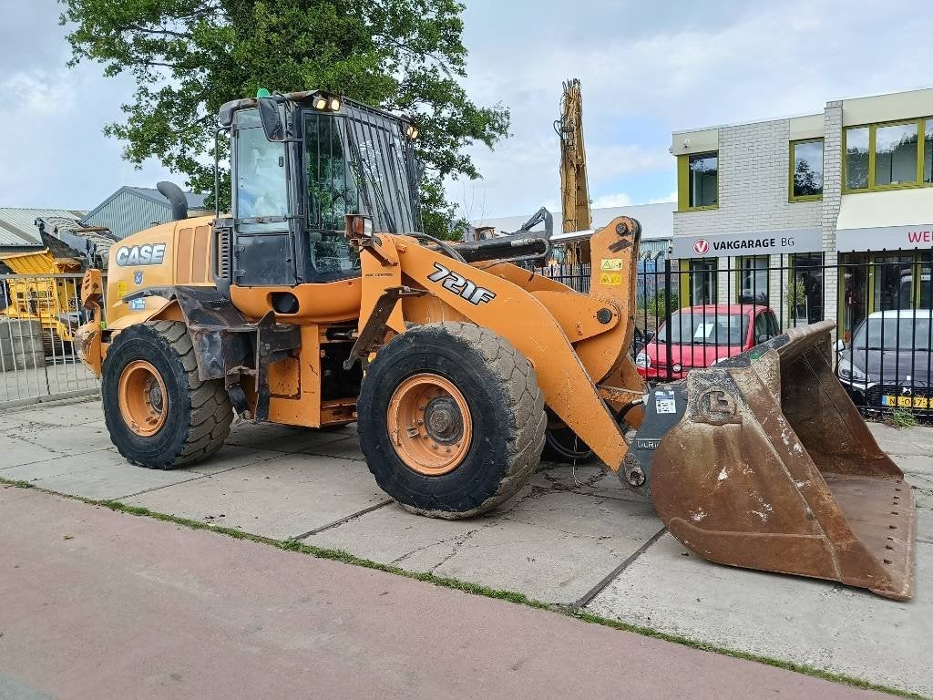 Case 721 F shovel wiellader loader (bj 2016), Wiellader of Shovel