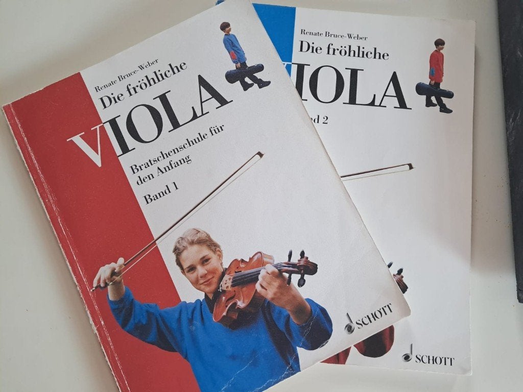 Lesboeken altviool Die fröhliche viola, Ophalen of Verzenden, Gelezen, Renate Bruce-Weber