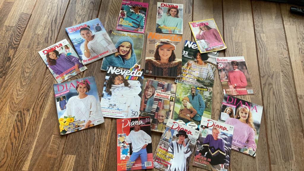 Nevada en Diana breien breipatronen, Boeken, Tijdschriften en Kranten, Ophalen of Verzenden, Zo goed als nieuw, Damesbladen