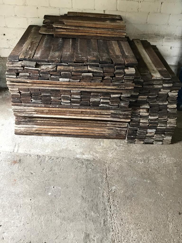 Azobe planken, Tuin en Terras, Palen, Balken en Planken, Ophalen, Gebruikt, Planken, Hardhout
