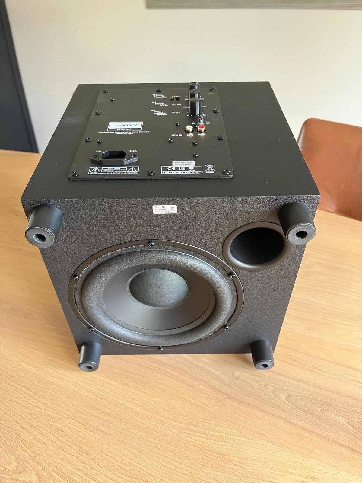 Jamo SUB 210 Subwoofer, Ophalen of Verzenden, Zo goed als nieuw, Geschikt voor surround/home cinema, Jamo