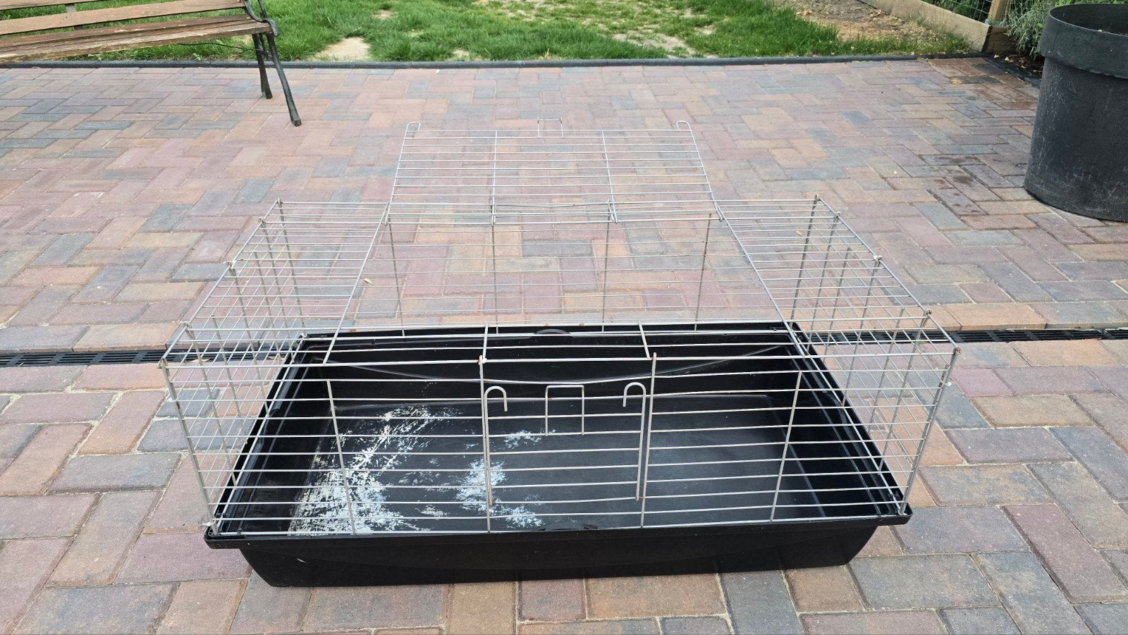 Skyline rabbit 100 konijnen kooi, L100cm  B52cm  H43cm., Kooi, Gebruikt, Rat, 75 tot 110 cm