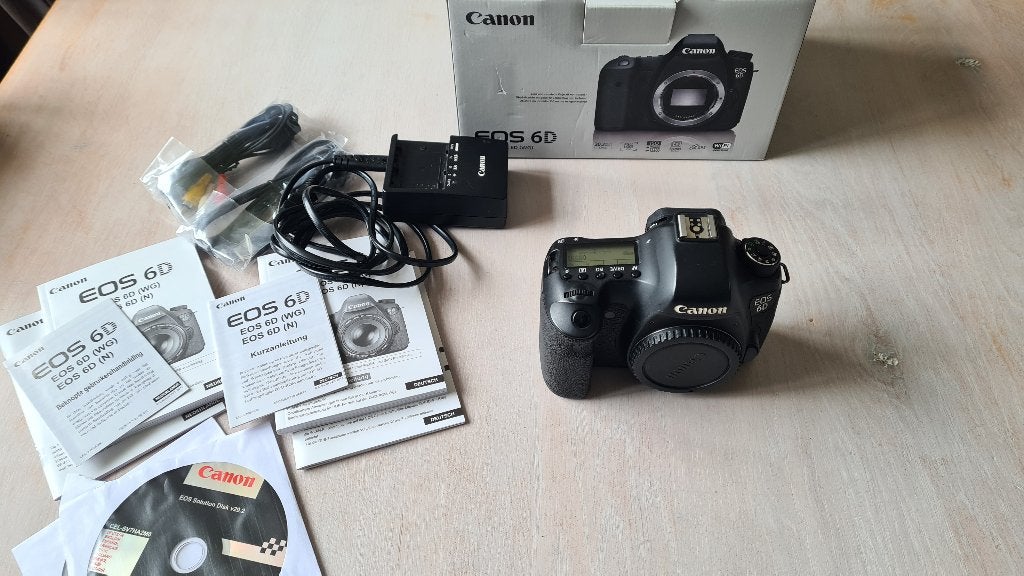 Canon EOS 6D, Audio, Tv en Foto, Fotocamera's Digitaal, Ophalen, Spiegelreflex, Canon, Geheugenkaart