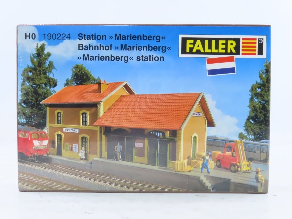 FALLER 190224: bouwpakket NL-station Mariënberg, Overige merken, Gelijkstroom of Wisselstroom, Nieuw, Boek, Tijdschrift of Catalogus