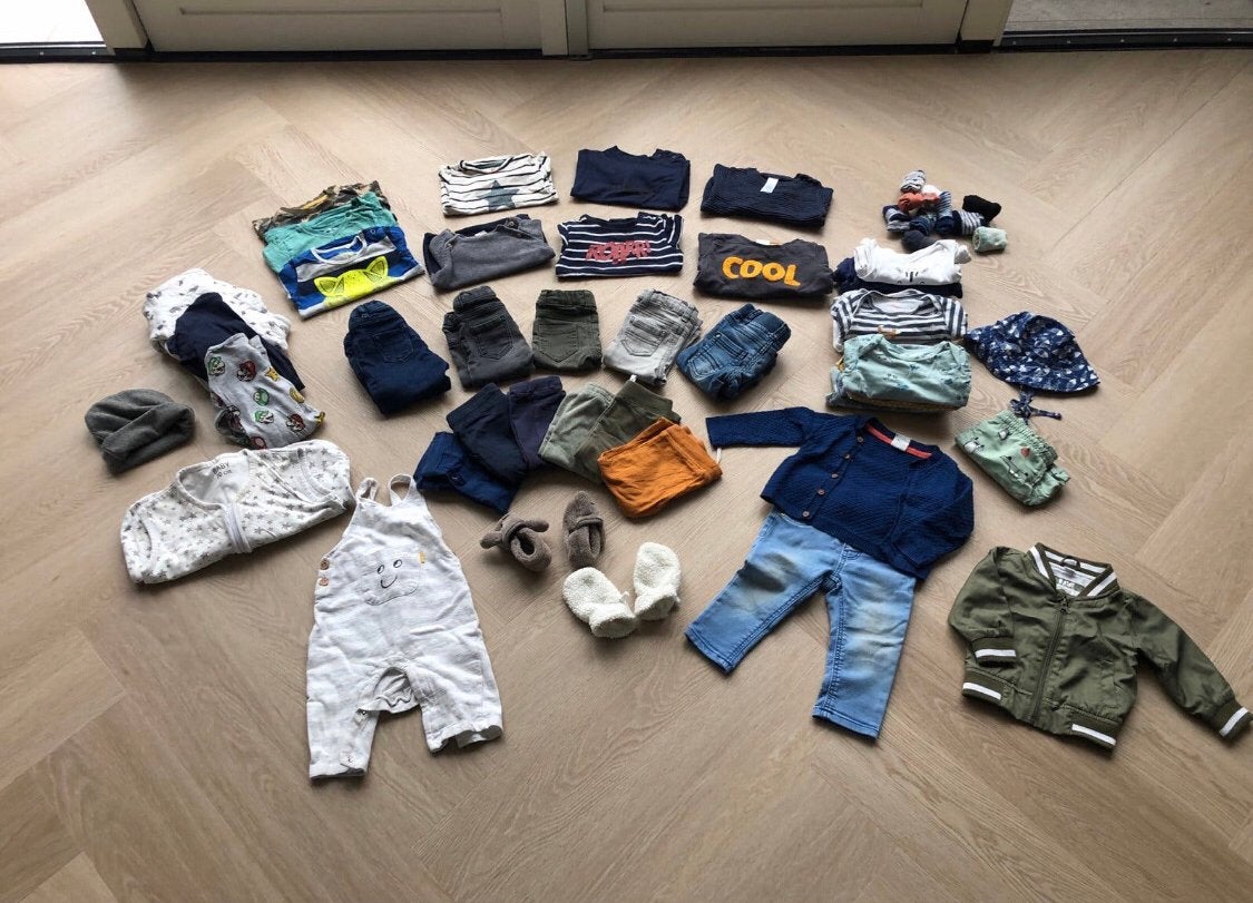 Groot kledingpakket baby jongen maat 68, Ophalen of Verzenden, Zo goed als nieuw, Maat 68