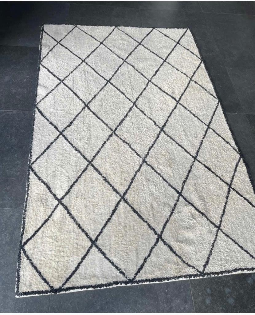 Vloerkleed naturel 120 x 180 cm, Ophalen, 100 tot 150 cm, Zo goed als nieuw, 150 tot 200 cm