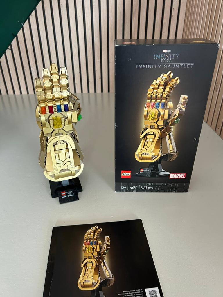 Lego 76191 infinity gauntlet, Ophalen of Verzenden, Zo goed als nieuw