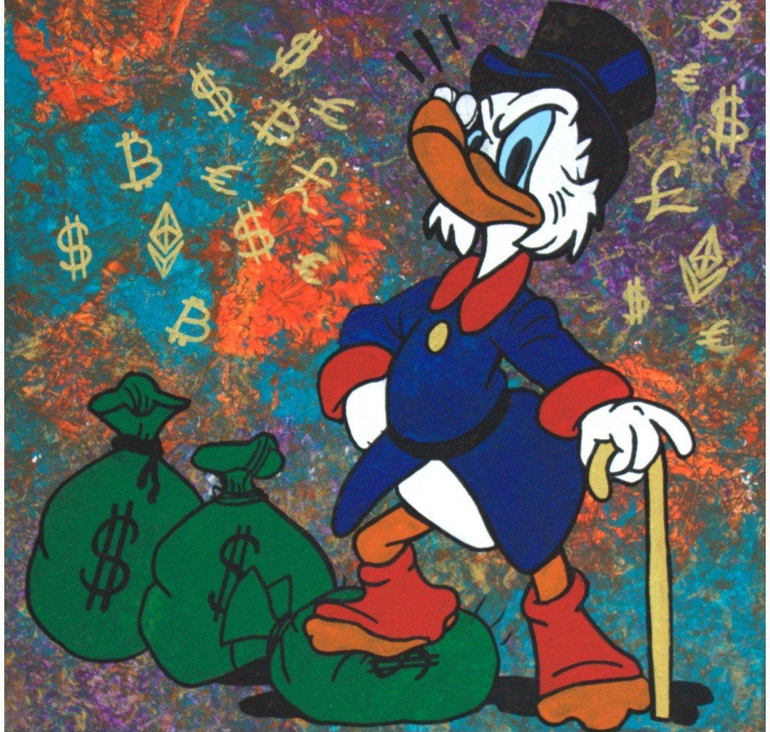 Uncle Scrooge McDuck - Filthy Rich, Minder dan 50 cm, Oorspronkelijke maker, Verzenden, Nieuw