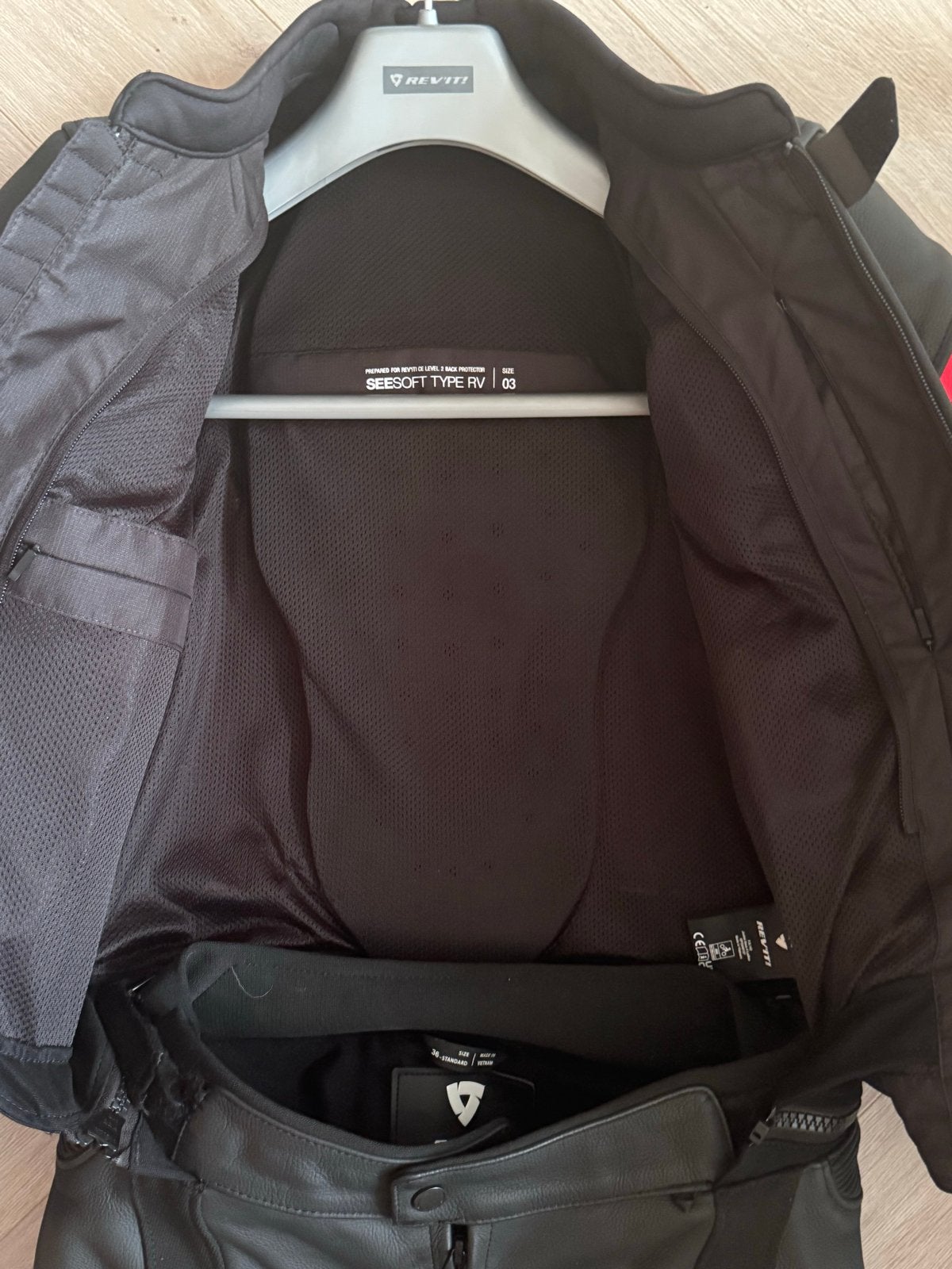 Rev'it! Motorpak (Jas en Broek) - Maat 34/36, Ophalen of Verzenden, Tweedehands, Dames, Jas | leer
