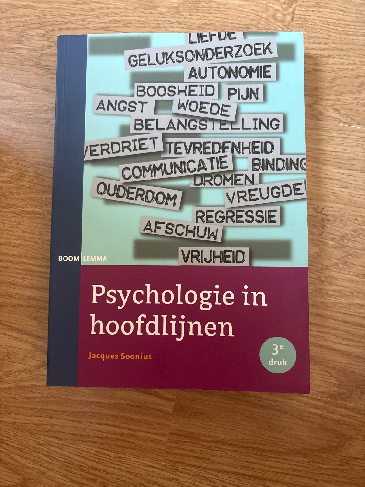 Psychologie in hoofdlijnen - Jacques Soonius (3e druk), Ophalen of Verzenden, Gamma, Zo goed als nieuw, HBO