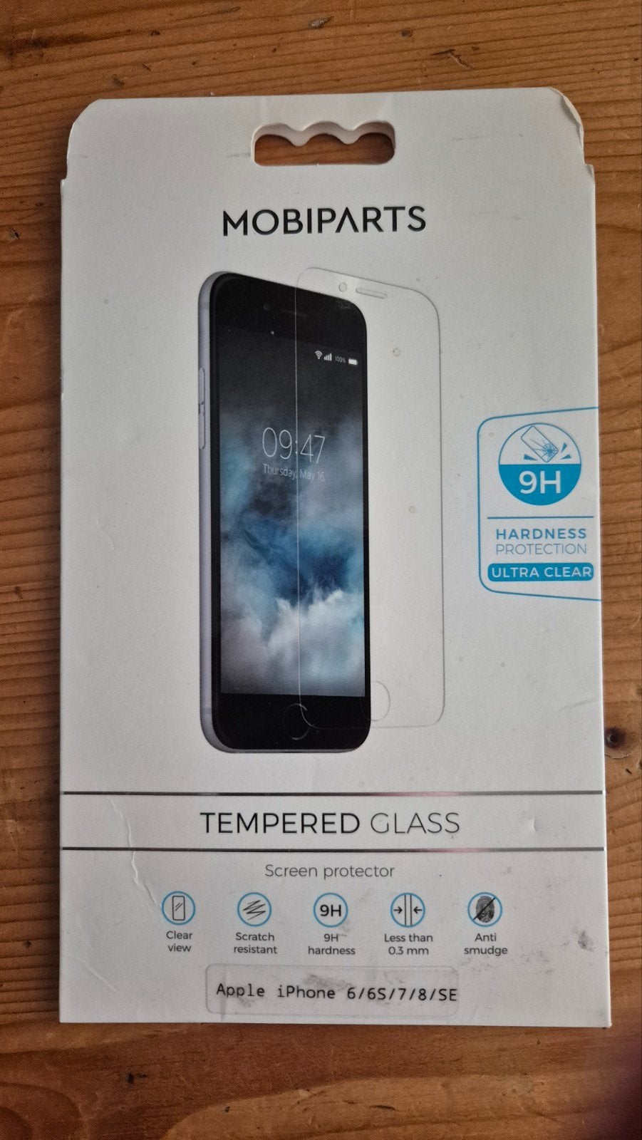 MobiParts Tempered Glass iPhone 6/7/8/SE (2020/2022), Ophalen of Verzenden, Nieuw
