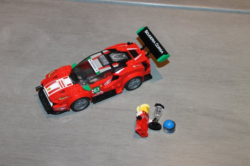 lego speed champions Ferrari. 75886, Lego, Zo goed als nieuw, Complete set, Compleet