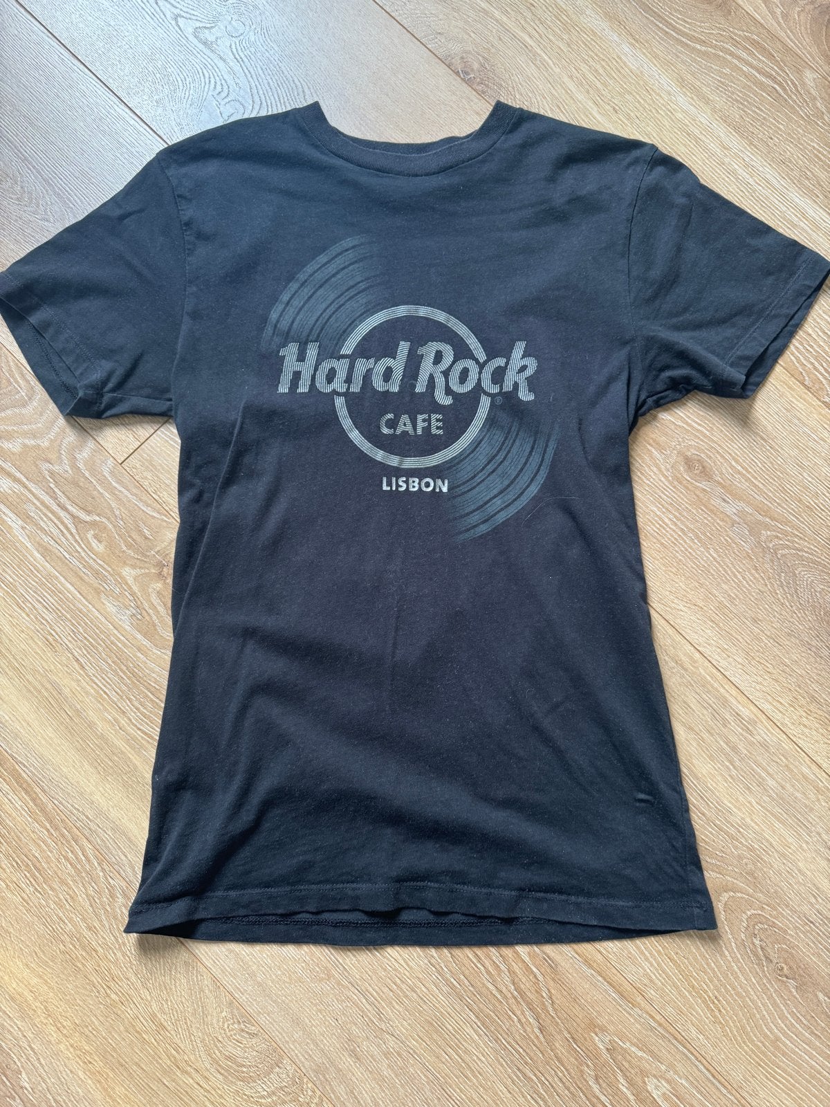 Hard Rock Cafe Lisbon T-shirt - Maat S, Ophalen of Verzenden, Gedragen, Maat 46 (S) of kleiner, Zwart