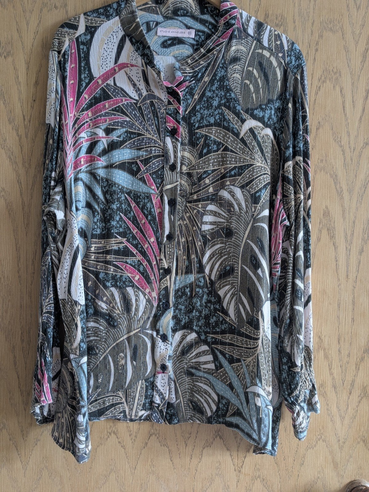 Studio Anneloes blouse met tropische print, maat XXL, Studio Anneloes, Meerkleurig, Maat 46/48 (XL) of groter, Ophalen of Verzenden
